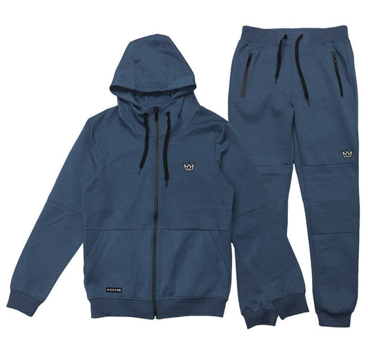 Tech Fleece Tracksuit: Slate / X-Large