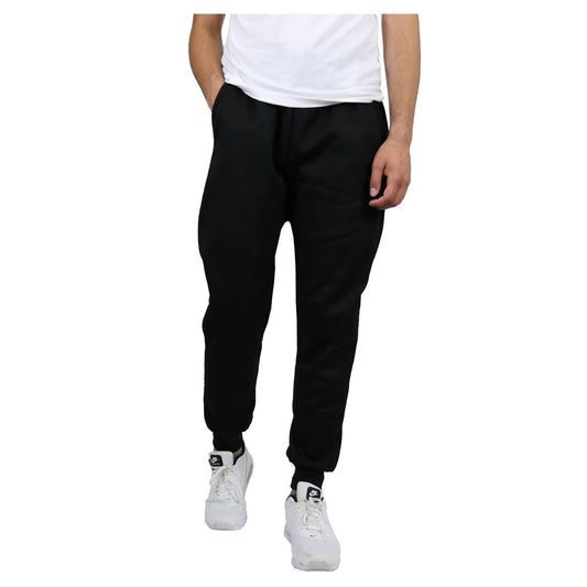 Men's Premium Fleece Jogger Sweatpants : Heather Gray