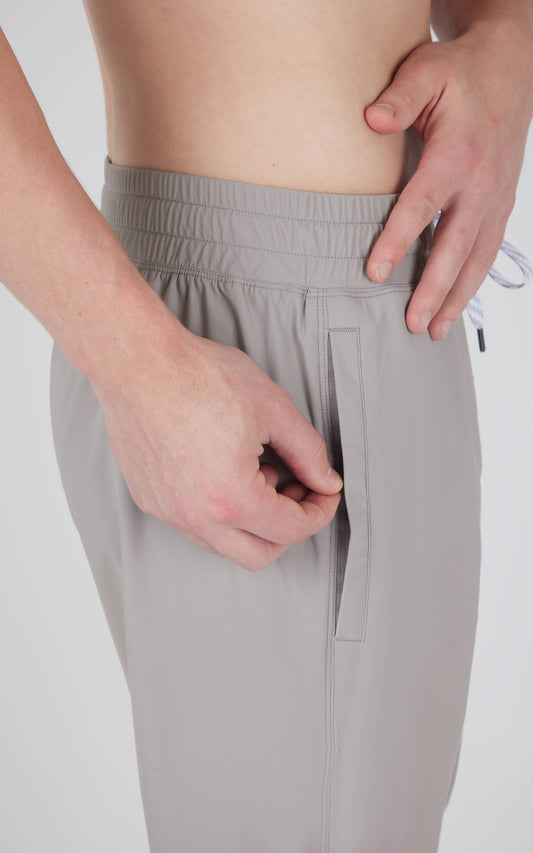 Men's Warp Fast Lane Side Zip Pocket Jogger: SLEET